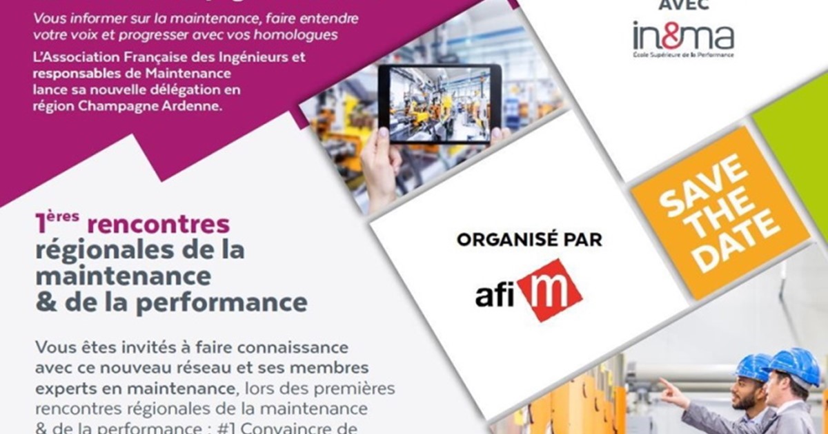 L'AFIM Champagne-Ardenne a organisé le jeudi 18 novembre de 17h à 21h un événement gratuit entièrement consacré à la GMAO